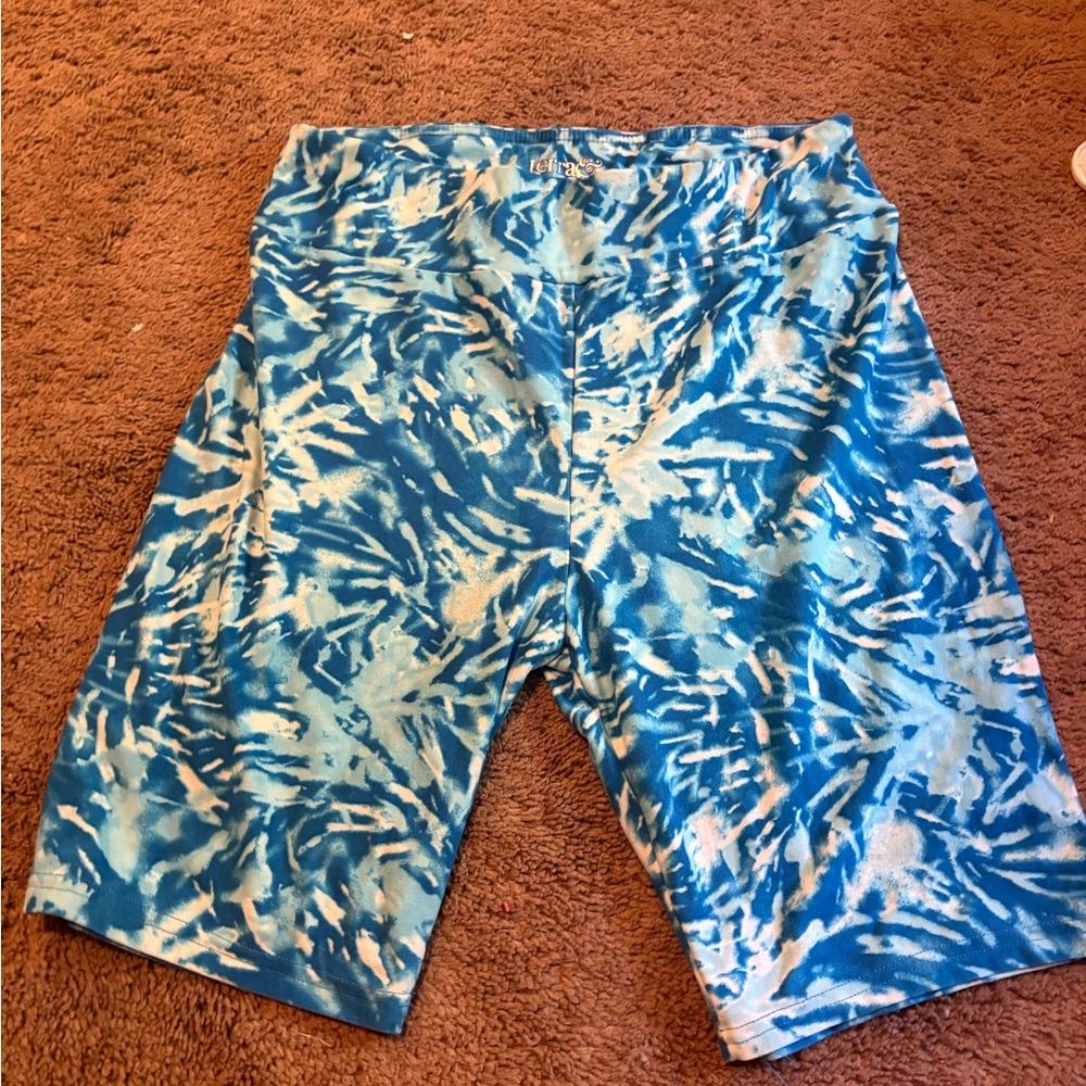 Terra & Sky Tie-Dye Blue Shorts